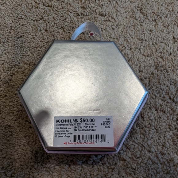 Isla & Alex 3 14K Gold Necklaces Cubic Zirconia NIB - Picture 6 of 6